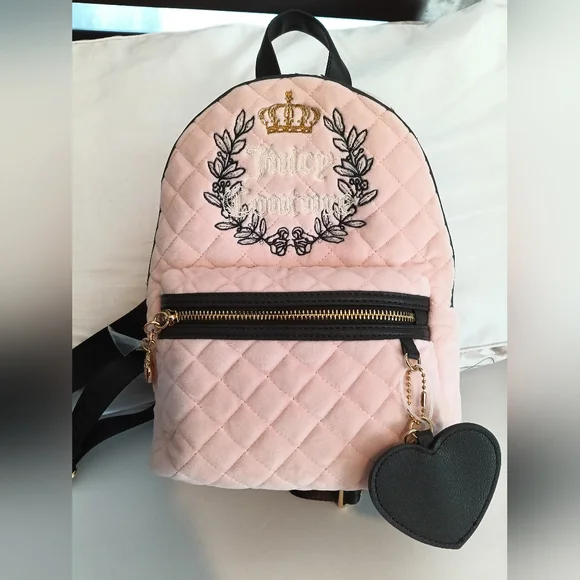 Juicy Couture Pink Quilted Women\'s Backpack Juicy Couture Pink Quilted Women main image 4